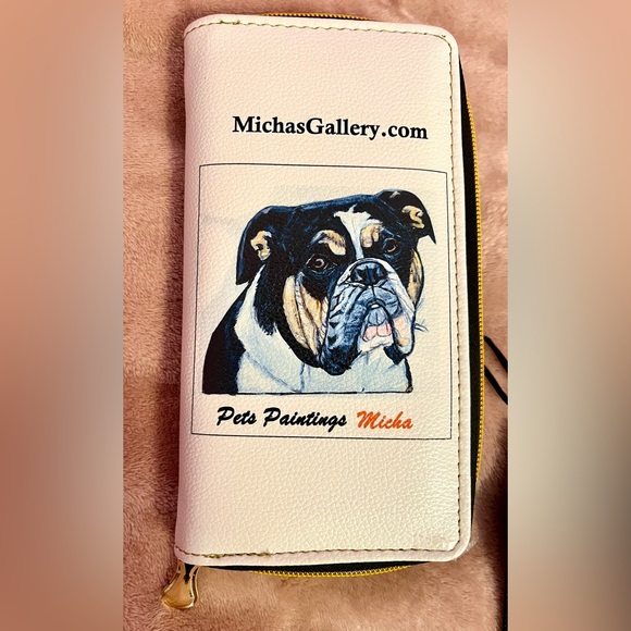 Wallet bulldog & German Sheppard dog design - Picture 1 of 3